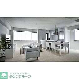 高輪ハイツ 101 1階3LDKのリビング/ダイニング