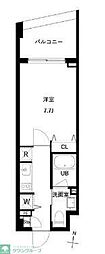 JMF-Residence世田谷三宿 1Kの間取図画像