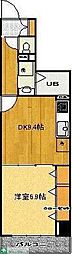 ソレイユ 1LDKの間取図画像