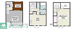 TWEED大森 2SLDKの間取図画像