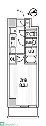 weaveplaceSHINKAMATA 1Kの間取図画像