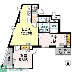 物件の間取り