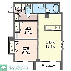 物件の間取り