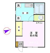 東京都豊島区要町1丁目（賃貸アパート1K・1階・23.40㎡） その2