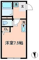 東京都板橋区常盤台1丁目（賃貸アパート1R・2階・19.24㎡） その2