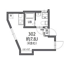 東京都板橋区仲宿（賃貸アパート1R・3階・17.11㎡） その2