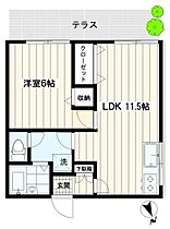 東京都板橋区志村2丁目（賃貸アパート1LDK・1階・40.00㎡） その2