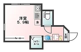 東京都豊島区目白5丁目（賃貸アパート1R・1階・15.77㎡） その2