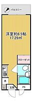 東京都豊島区千早2丁目（賃貸マンション1R・4階・17.29㎡） その2