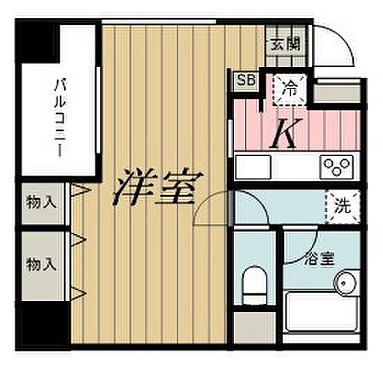 8藤ビル ｜千葉県千葉市中央区新宿2丁目(賃貸マンション1K・5階・33.02㎡)の写真 その2