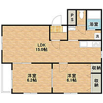 ハイマート岩曽I 202 ｜ 栃木県宇都宮市岩曽町1164-1（賃貸マンション2LDK・2階・58.31㎡） その2