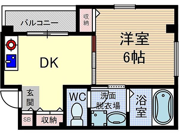 プレステージ ｜大阪府茨木市園田町(賃貸マンション1DK・4階・27.20㎡)の写真 その2