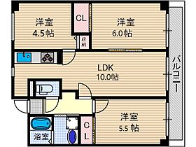 マンションフォルツーナ  ｜ 大阪府茨木市平田台（賃貸マンション3LDK・3階・66.00㎡） その2