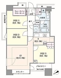間取図画像 3LDK