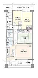間取図画像 3LDK