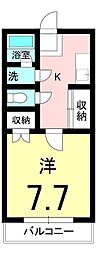 間取図画像 1K