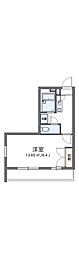 レオパレスゴールド・レジデンスソフィアA 1Kの間取図画像