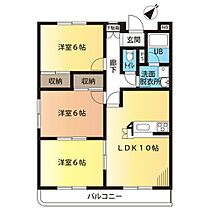 グリーンマンション大谷 305 ｜ 埼玉県深谷市上野台2183-1（賃貸マンション3LDK・3階・65.81㎡） その2