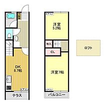 MTメゾネット　2号棟 103 ｜ 埼玉県熊谷市石原211-3（賃貸テラスハウス2DK・--・49.68㎡） その2