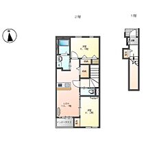 仮）深谷市原郷スターテラスII  ｜ 埼玉県深谷市原郷（賃貸アパート2LDK・2階・55.66㎡） その2