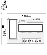 レオパレスハナブサ　Nara 213 ｜ 埼玉県鴻巣市逆川１丁目2-33（賃貸マンション1K・2階・19.87㎡） その3