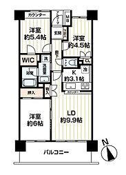 間取図画像 3LDK