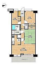 ブライトシティ船橋 3LDKの間取図画像