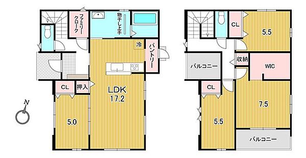 間取りを拡大表示