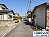 外観：西側前面道路は約4ｍの幅員です。