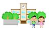 周辺：岡山市立大元小学校 810m