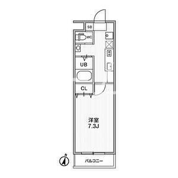 A・City七条 509｜愛知県名古屋市南区七条町２丁目(賃貸マンション1K・5階・24.75㎡)の写真 その2