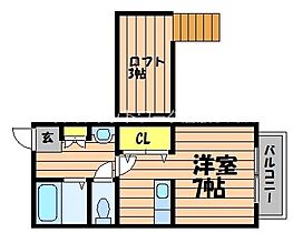 メゾネット日ノ出  ｜ 岡山県倉敷市日ノ出町2丁目（賃貸アパート1R・2階・20.60㎡） その2