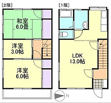 岡山県倉敷市老松町1丁目10-26（賃貸テラスハウス3LDK・1階・66.24㎡） その2