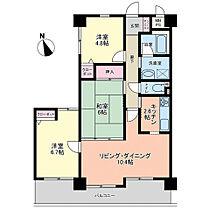 岡山県倉敷市中島2361-11（賃貸マンション3LDK・9階・64.52㎡） その2