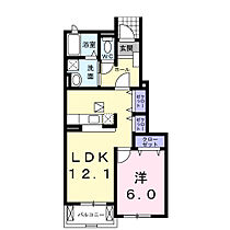 岡山県岡山市北区辛川市場400番地（賃貸アパート1LDK・1階・45.72㎡） その2