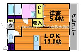 岡山県総社市清音上中島376（賃貸マンション1LDK・2階・41.31㎡） その2