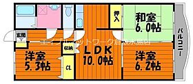 岡山県総社市中央4丁目24-103（賃貸マンション3LDK・2階・62.27㎡） その2