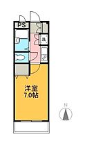 岡山県倉敷市松島1086-9（賃貸アパート1K・2階・22.57㎡） その2