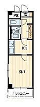 岡山県倉敷市二子23-1（賃貸マンション1K・6階・27.31㎡） その2