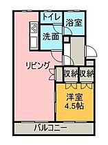 岡山県倉敷市二子141-3（賃貸マンション1LDK・1階・40.00㎡） その2