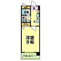 岡山県岡山市北区昭和町9-13（賃貸マンション1K・3階・25.00㎡） その2