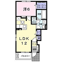 岡山県倉敷市船穂町柳井原2313番地7（賃貸アパート1LDK・1階・44.55㎡） その2