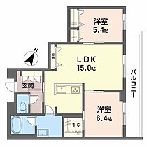 岡山県倉敷市笹沖1106-1（賃貸マンション2LDK・3階・62.72㎡） その1