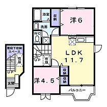 岡山県総社市中央6丁目13番地115（賃貸アパート2LDK・2階・58.53㎡） その2