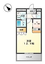 岡山県倉敷市羽島（賃貸アパート1K・1階・36.00㎡） その2