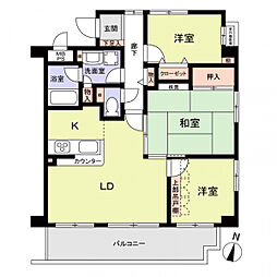 クリオ南浦和壱番館 3LDKの間取図画像