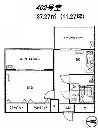 ステラハイム富ヶ谷 1DKの間取図画像