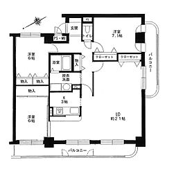 間取図画像 3LDK