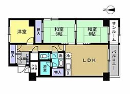メゾンボヌール澄川 3LDKの間取図画像