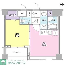 ソアラノーム北浦和 1階1LDKの間取り